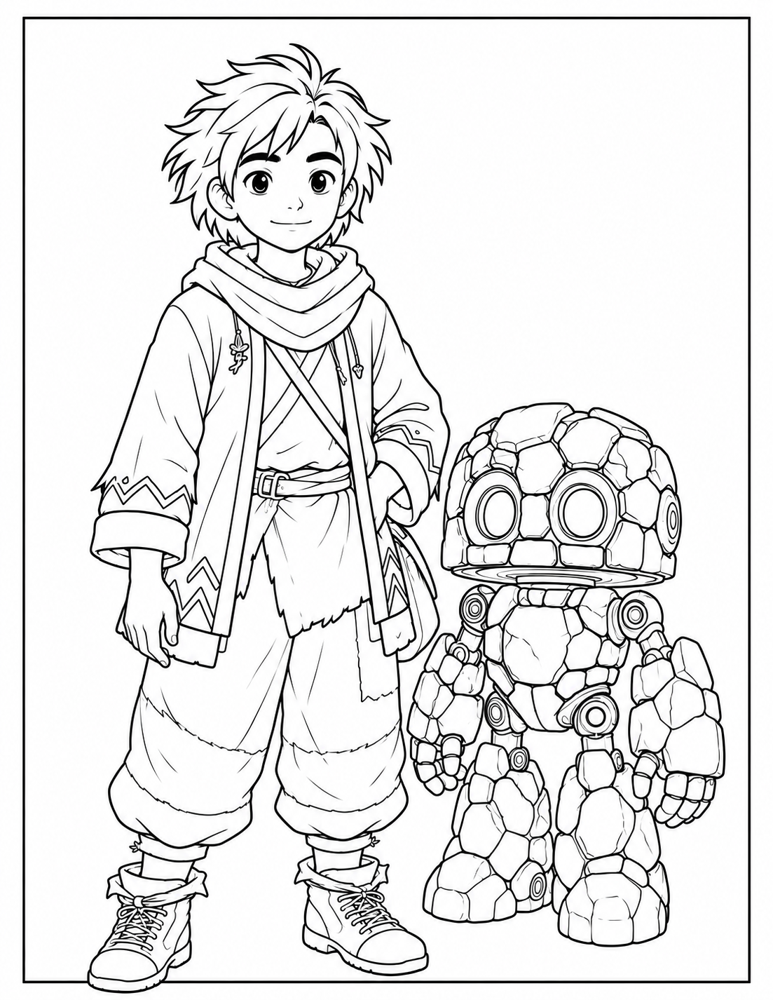 Terra coloring page
